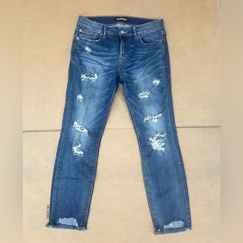 Express Skinny Ankle Mid Rise Size 6 regular